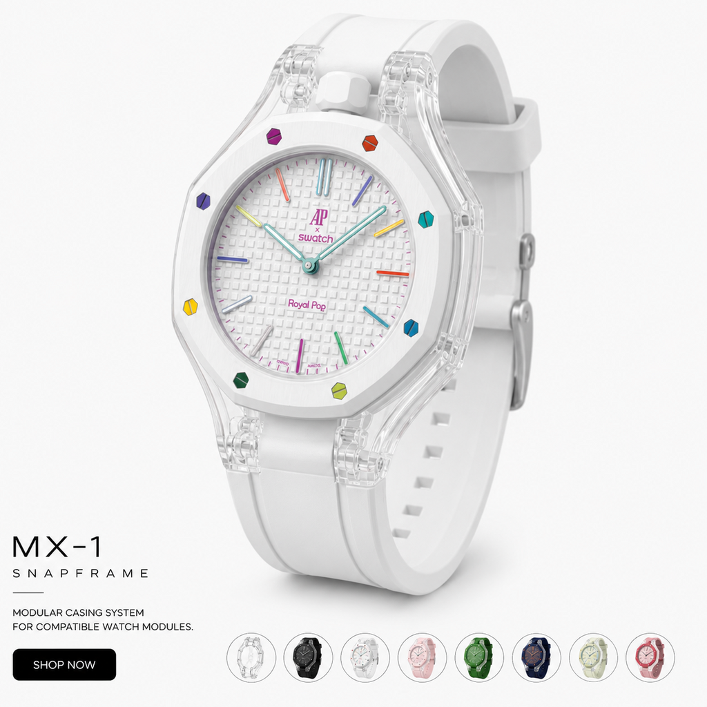 MX-1 SnapFrame — Transparent Modular Watch Frame